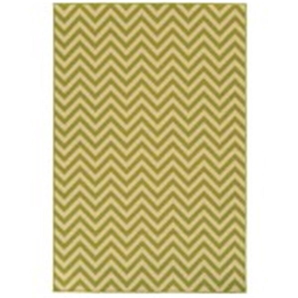 Sphinx By Oriental Weavers Oriental Weavers Riviera 4593K 9x13 Rectangle - Ivory/ Green-Polypropylene R4593K259396ST - main